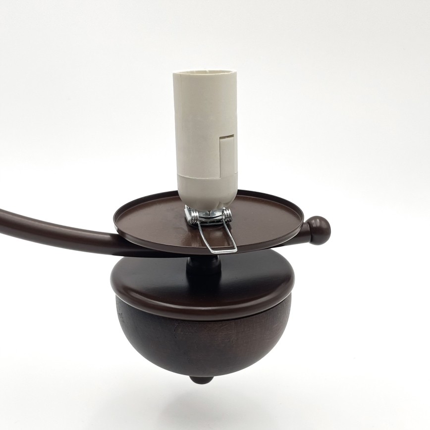 Brilagi - Chandelier on a chain COTTAGE 3xE14/40W/230V oak/brown