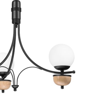 Brilagi - Chandelier on a chain COTTAGE 3xG9/40W/230V beech/white