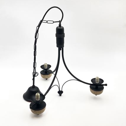Brilagi - Chandelier on a chain COTTAGE 3xG9/40W/230V beech/white