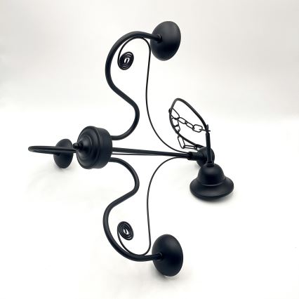 Brilagi - Chandelier on a chain COTTAGE 3xG9/40W/230V black/white