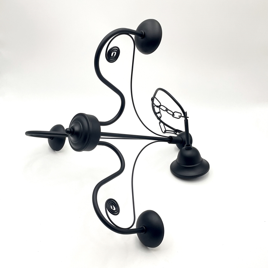 Brilagi - Chandelier on a chain COTTAGE 3xG9/40W/230V black/white