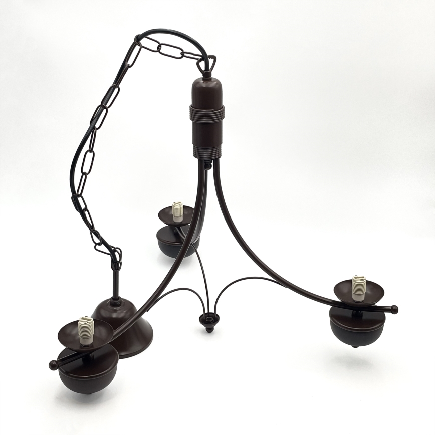 Brilagi - Chandelier on a chain COTTAGE 3xG9/40W/230V oak/white