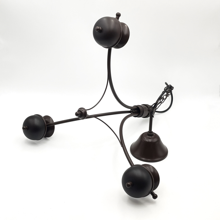 Brilagi - Chandelier on a chain COTTAGE 3xG9/40W/230V oak/white