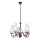 Brilagi - Chandelier on a chain COTTAGE 5xE14/40W/230V brown/white