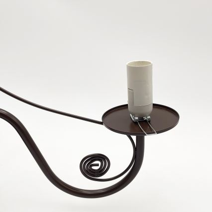 Brilagi - Chandelier on a chain COTTAGE 5xE14/40W/230V brown/white