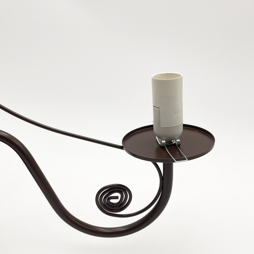 Brilagi - Chandelier on a chain COTTAGE 5xE14/40W/230V brown/white