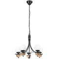 Brilagi - Chandelier on a chain COTTAGE 5xG9/40W/230V beech/white
