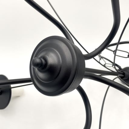 Brilagi - Chandelier on a chain COTTAGE 5xG9/40W/230V black/white