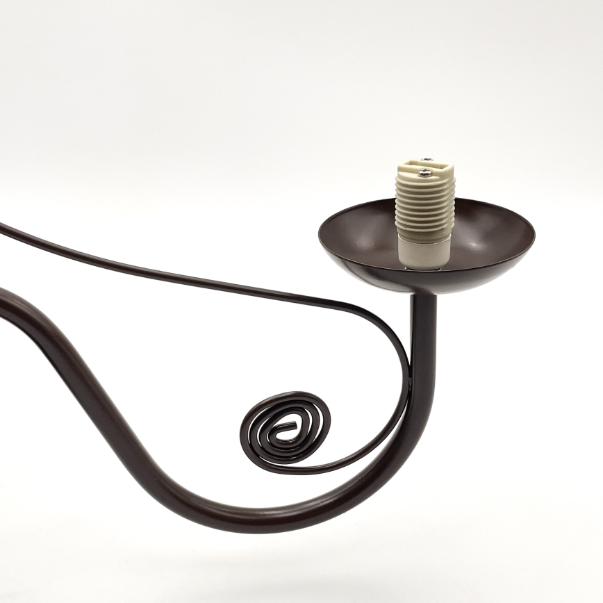 Brilagi - Chandelier on a chain COTTAGE 5xG9/40W/230V brown/white