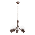 Brilagi - Chandelier on a chain COTTAGE 5xG9/40W/230V oak/white