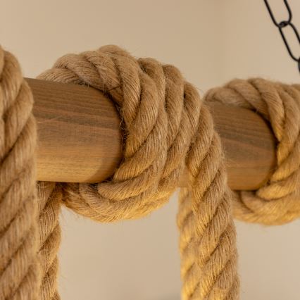 Brilagi - Chandelier on a chain KOS 6xE27/60W/230V beech