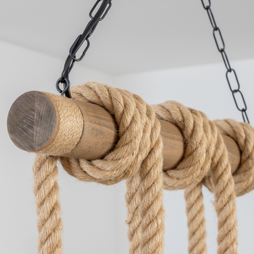 Brilagi - Chandelier on a chain KOS 6xE27/60W/230V beech