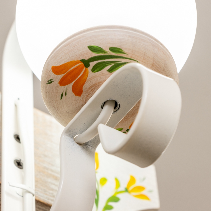 Brilagi - Chandelier on a chain QUEEN 2xE14/40W/230V beech/creamy