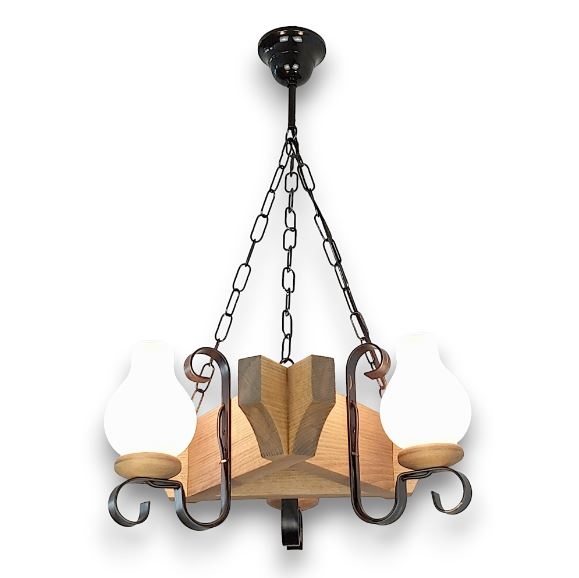 Brilagi - Chandelier on a chain QUEEN 3xE14/40W/230V beech