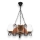 Brilagi - Chandelier on a chain QUEEN 3xE14/40W/230V beech/walnut