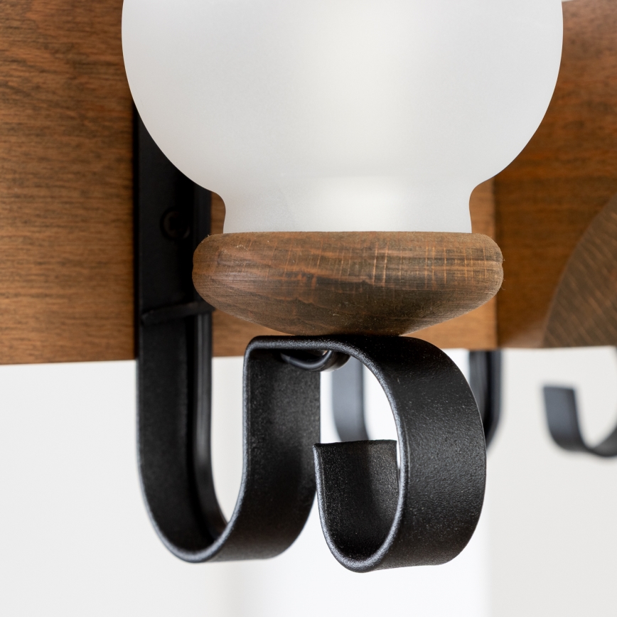 Brilagi - Chandelier on a chain QUEEN 4xE14/40W/230V beech