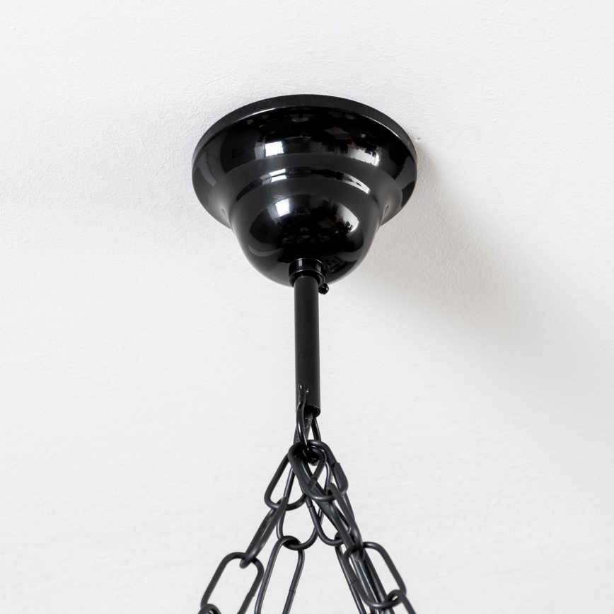 Brilagi - Chandelier on a chain QUEEN 4xE14/40W/230V beech/walnut