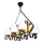 Brilagi - Chandelier on a chain QUEEN 6xE14/40W/230V beech