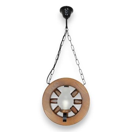 Brilagi - Chandelier on a chain ROATA 2xE14/40W/230V beech/walnut