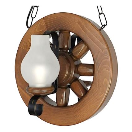 Brilagi - Chandelier on a chain ROATA 2xE14/40W/230V beech/walnut