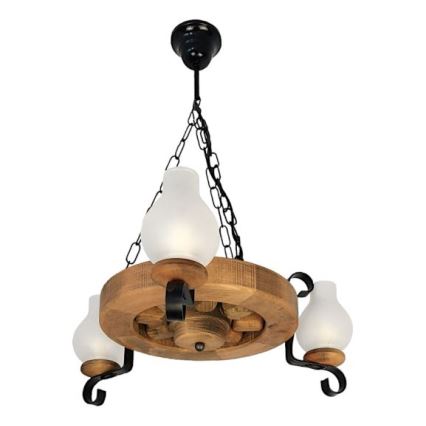 Brilagi - Chandelier on a chain ROATA 3xE14/40W/230V beech