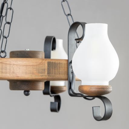 Brilagi - Chandelier on a chain ROATA 3xE14/40W/230V beech