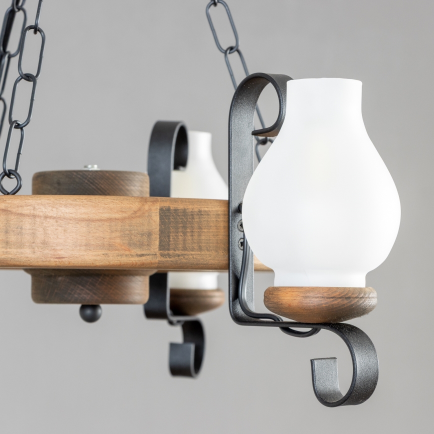 Brilagi - Chandelier on a chain ROATA 3xE14/40W/230V beech