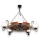 Brilagi - Chandelier on a chain ROATA 5xE14/40W/230V beech/walnut