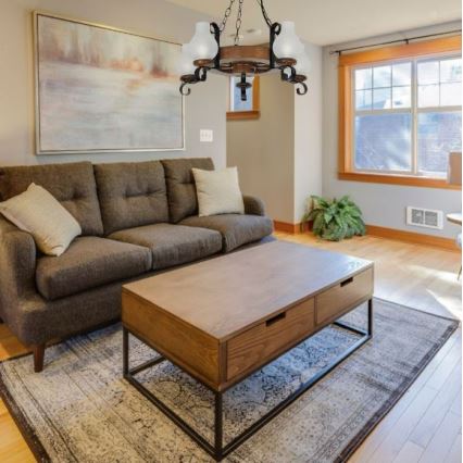 Brilagi - Chandelier on a chain ROATA 5xE14/40W/230V beech/walnut