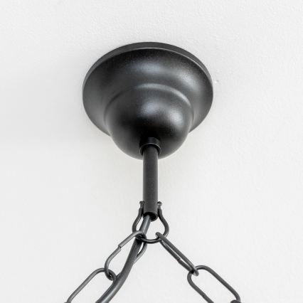 Brilagi - Chandelier on a chain RUSTIC 6xE14/40W/230V beech