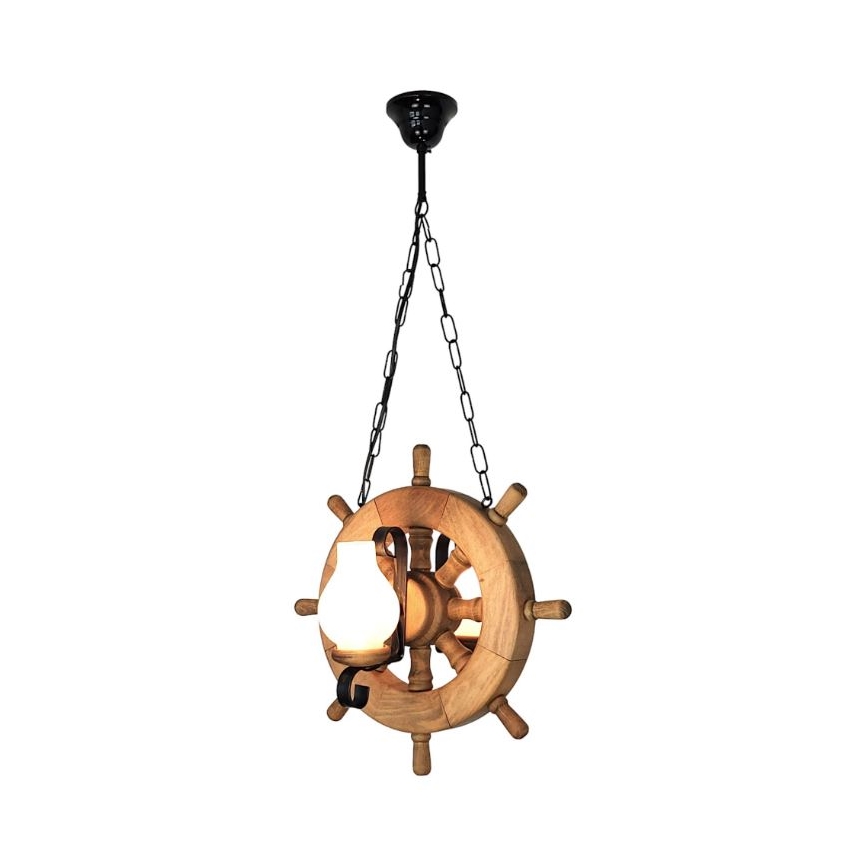 Brilagi - Chandelier on a chain TIMONA 2xE14/40W/230V beech