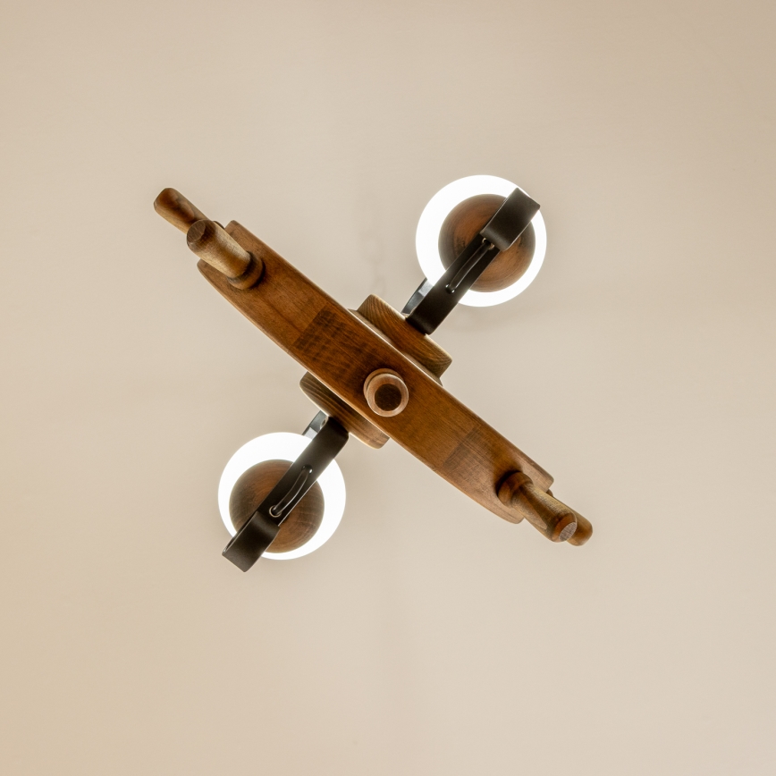 Brilagi - Chandelier on a chain TIMONA 2xE14/40W/230V beech