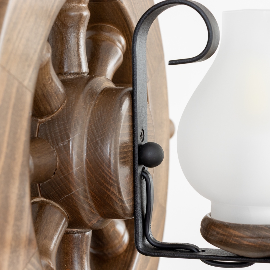 Brilagi - Chandelier on a chain TIMONA 2xE14/40W/230V beech/walnut