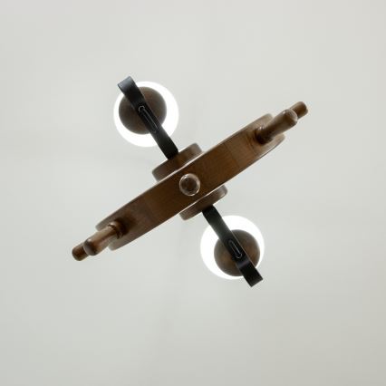 Brilagi - Chandelier on a chain TIMONA 2xE14/40W/230V beech/walnut