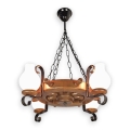 Brilagi - Chandelier on a chain TIMONA 4xE14/40W/230V beech/walnut