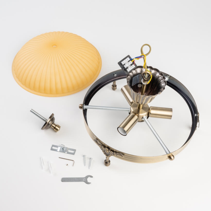 BRILAGI - Chandelier on a pole CLASSIC 3xE14/60W/230V brass