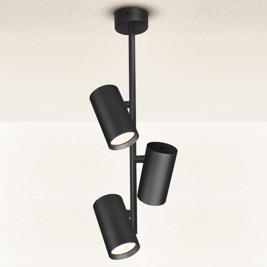 Brilagi - Chandelier on a pole SELE VERTICAL 3xGU10/30W/230V black
