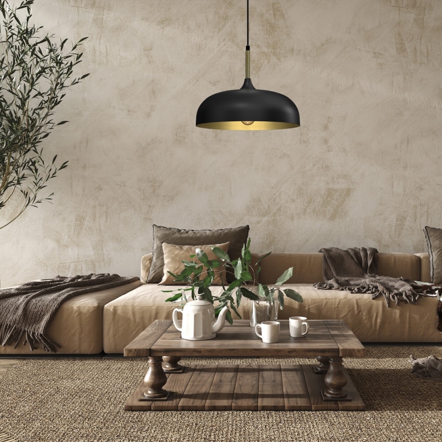 Brilagi - Chandelier on a string ABRAHAM 1xE27/60W/230V d. 35 cm black