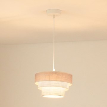 Brilagi - Chandelier on a string ALASKA LUNETA 1xE27/15W/230V d. 25 cm grey/creamy
