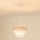 Brilagi - Chandelier on a string ALASKA LUNETA 1xE27/15W/230V d. 25 cm grey/creamy