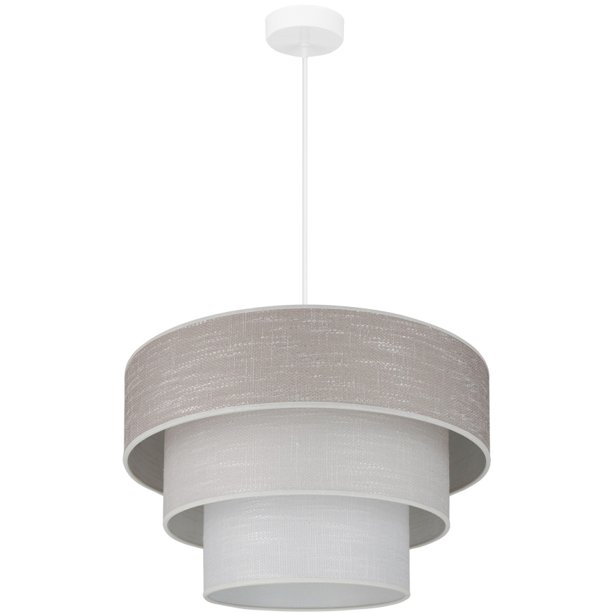 Brilagi - Chandelier on a string ALASKA LUNETA 1xE27/15W/230V d. 45 cm grey/creamy