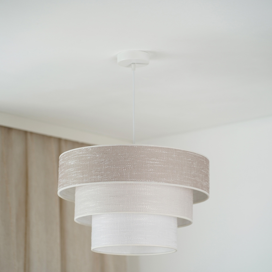 Brilagi - Chandelier on a string ALASKA LUNETA 1xE27/15W/230V d. 45 cm grey/creamy