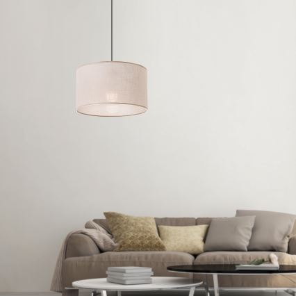 Brilagi - Chandelier on a string ANTHONY 1xE27/60W/230V oak/beige