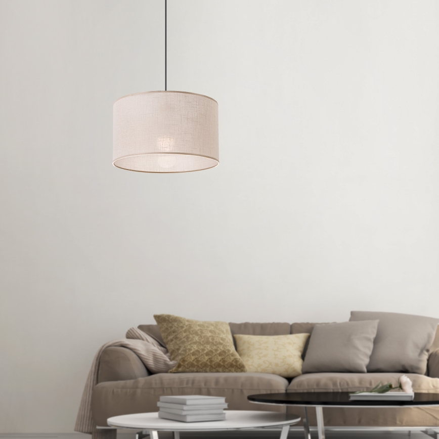 Brilagi - Chandelier on a string ANTHONY 1xE27/60W/230V oak/beige