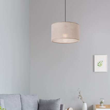 Brilagi - Chandelier on a string ANTHONY 1xE27/60W/230V oak/beige