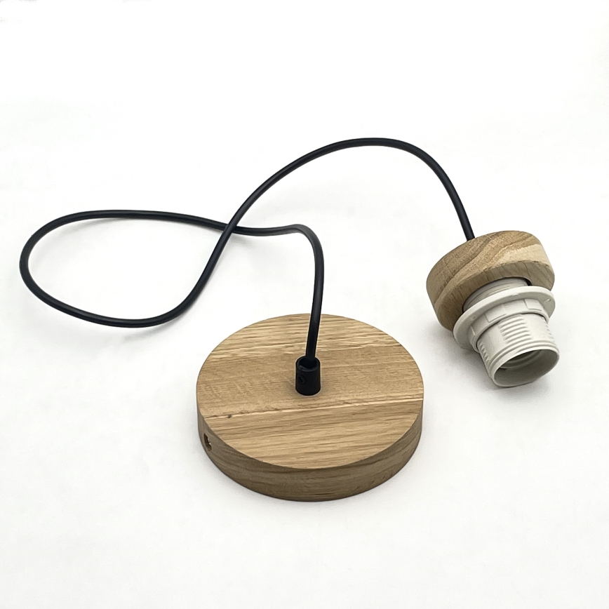 Brilagi - Chandelier on a string ANTHONY 1xE27/60W/230V oak/beige
