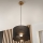 Brilagi - Chandelier on a string ANTHONY 1xE27/60W/230V oak/black