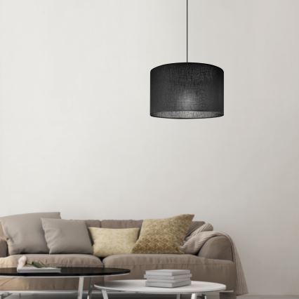 Brilagi - Chandelier on a string ANTHONY 1xE27/60W/230V oak walnut/black