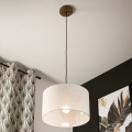 Brilagi - Chandelier on a string ANTHONY 1xE27/60W/230V oak walnut/white