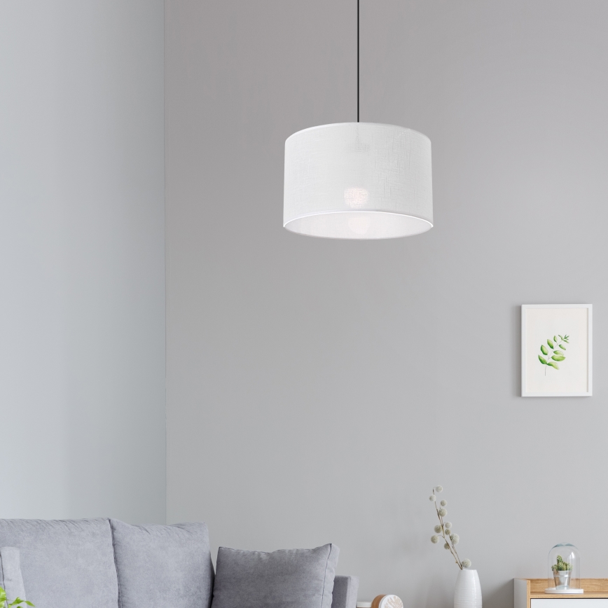 Brilagi - Chandelier on a string ANTHONY 1xE27/60W/230V oak walnut/white